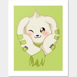 Terriermon Cuddle Posters and Art